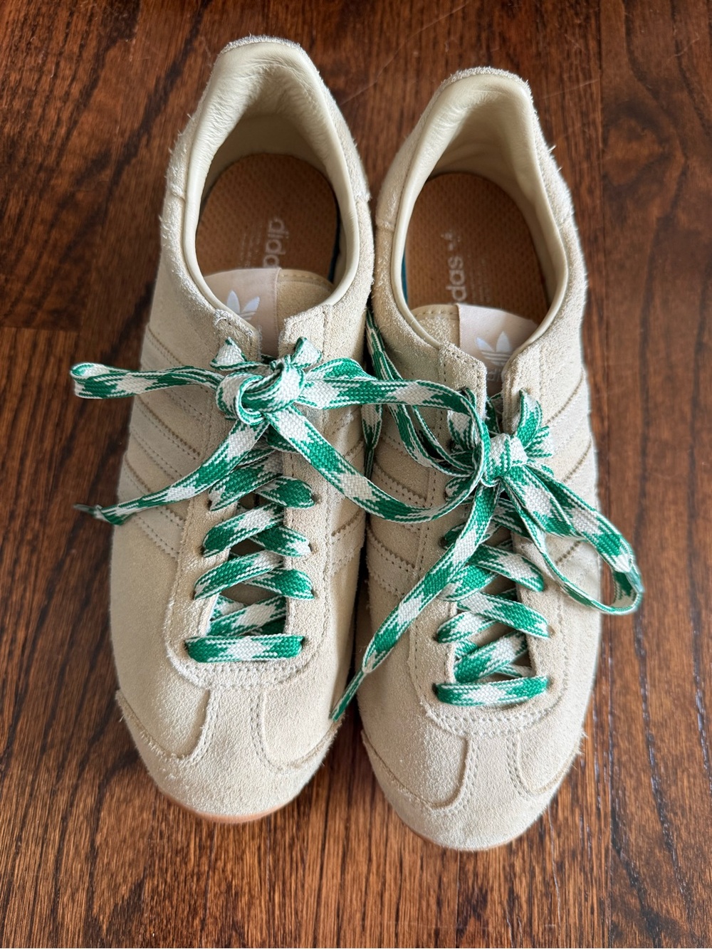 Adidas x Khaite Women's Beige Suede Sneakers